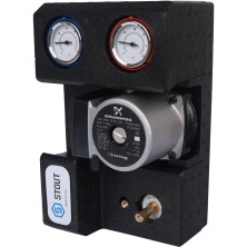 Насосная группа Stout с 3-ходовым приводным смесителем 3/4" с насосом Grundfos UPSO 15-65 130