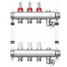 Коллекторная группа STI СМ3F в сборе с расходомерами из нержавеющей стали 3 выхода