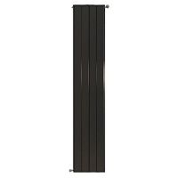 радиатор алюминиевый stout oscar 1800 3 секции боковое подключение (цвет 2748 cod.07 черный)