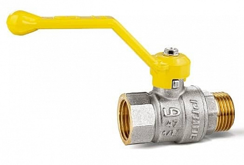 Кран шаровой газовый латунный 2" В/Н LD Pride 47.50.В-Н.Р GAS Ду 50 Ру 25 рычаг, фото фото 2