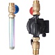 Насосная группа Stout с прямым контуром 3/4" с насосом Grundfos UPSO 15-65 130 в теплоизоляции