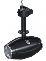 Кран шаровый LD газ привар КШЦПР ст. 20 Ду200 Ру2,5 Н/П для подзем. устан 2000 мм с верт. редуктором, фото