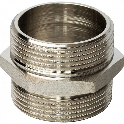 STOUT Ниппель Н/Н 1 1/4" никелированный SFT-0004-114114, фото фото 4