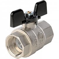 Кран шаровый полн. прох. 3/4" В/В бабочка, STOUT, фото