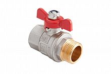 Шаровый кран MVI Premium BV.514 3/4 ПМ бабочка, фото