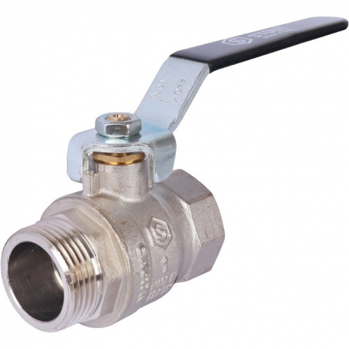Кран шаровый 1/2" В/Н, ручка, STOUT, фото