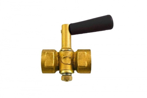 Кран для манометра Ci 11Б18бк 15 с ручкой (G½" - М20х1,5), фото