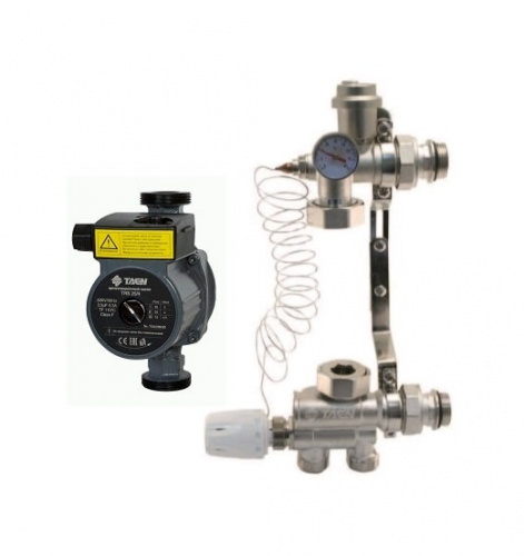 Насосно-смесительный узел TAEN для теплого пола с насосом TAEN 25/6, фото