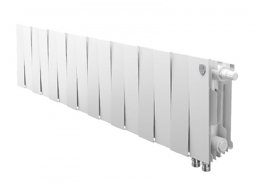 Радиатор биметаллический Royal Thermo PianoForte 200 VDR Bianco Traffico 16 секций, фото