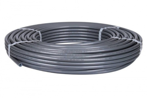 Труба из сшитого полиэтилена ROMMER PEX-A 16x2,2 бухта 240 метров с кислородным слоем серая, фото
