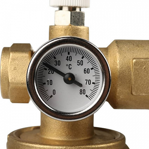 Насосная группа STOUT с термостатическим клапаном 20-43°C без насоса SDG-0020-004000, фото фото 11