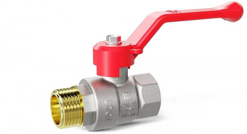 Кран шаровый латунный LD Pride 1 1/4 В/Н  рычаг, фото