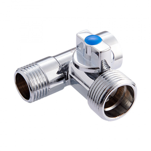 Шаровый кран MVI BV.462 3-х проходной 1/2-3/4-1/2"МПП, фото