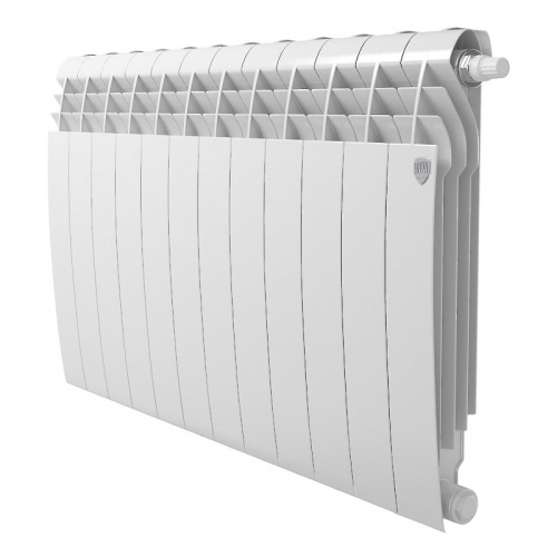 Радиатор биметаллический Royal Thermo Biliner 500 VDR Bianco Traffico 12 секций, фото