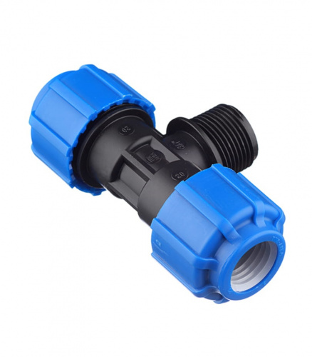 ПНД тройник 20х3/4 Нр, фото