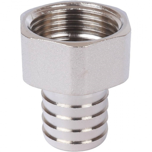 Штуцер Stout никелированный 1х25 ВР SFT-0066-000125, фото