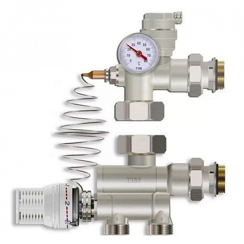 Насосно-смесительный узел для теплого пола TIM JH-1036 без насоса, фото фото 3