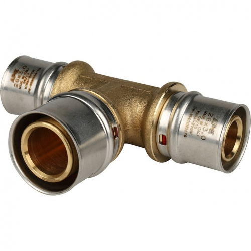 Пресс тройник редукционный Stout 26х32х26 для м/п труб SFP-0005-263226, фото