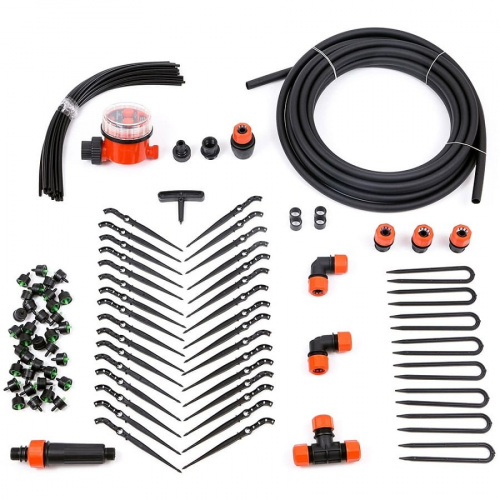 Капельный полив Жук от водопровода с таймером на 30 растений, фото