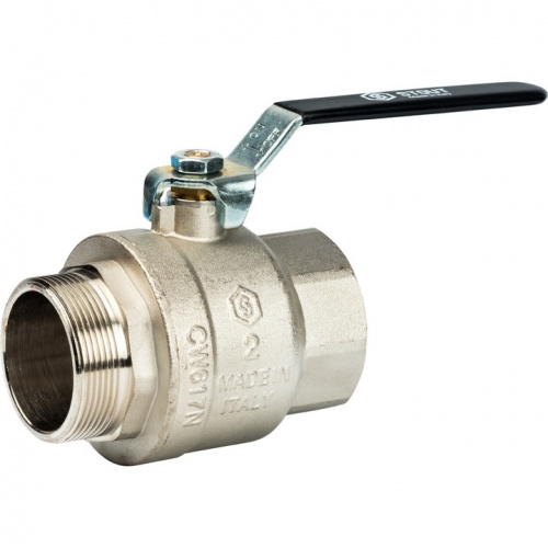 Кран шаровый полн. прох. 2" В/Н ручка, STOUT, фото