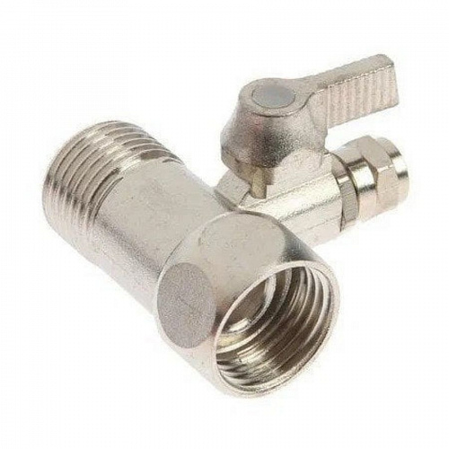 Кран д/фильтра проходной ИТА 1/2х1/2хТ1/4, фото фото 2