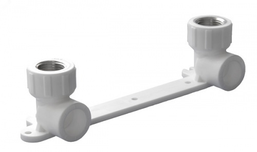 Угольник ПП 20-1/2 ВР комбинированный двойной с креплением, фото