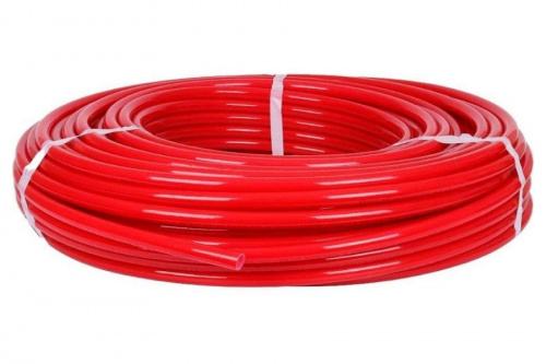 Труба из сшитого полиэтилена ROMMER PEX-A 16x2 бухта 240 метров с кислородным слоем красная, фото