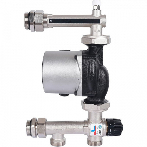 STOUT Насосно-смесительный узел с термостатическим клапаном 20-43°C, с насосом UPSO, фото фото 5