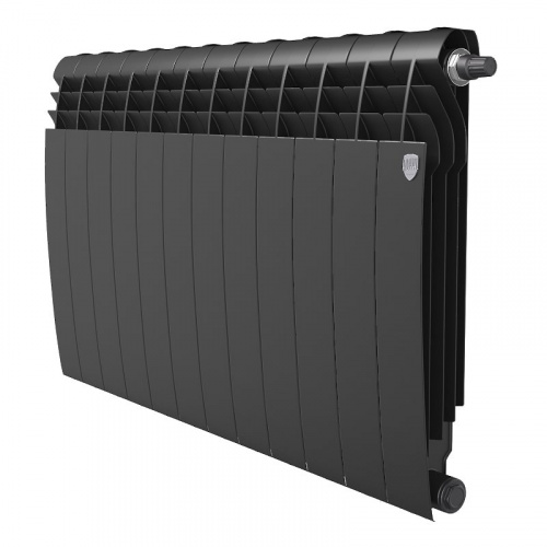 Радиатор биметаллический Royal Thermo Biliner 500 VDR Noir Sable 12 секций, фото