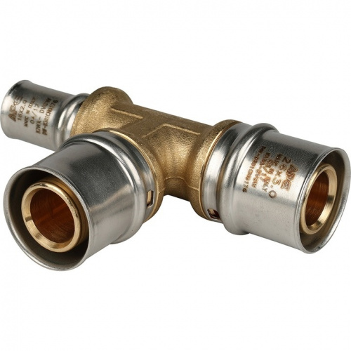 Пресс тройник редукционный Stout 26х26х16 для м/п труб SFP-0005-262616, фото