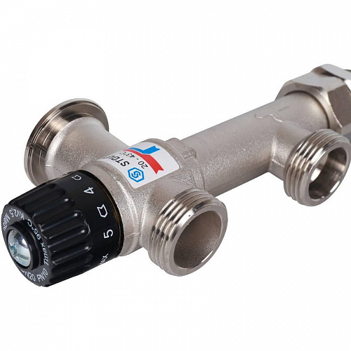 Насосная группа STOUT с термостатическим клапаном 20-43°C без насоса SDG-0120-005000, фото фото 9