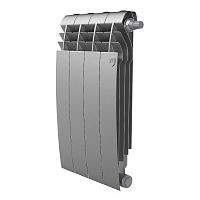 радиатор биметаллический royal thermo biliner 500 silver satin 4 секц.