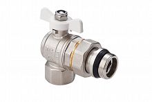 Шаровый кран MVI Premium BV.523 для радиаторов америк. угл. 1/2, фото