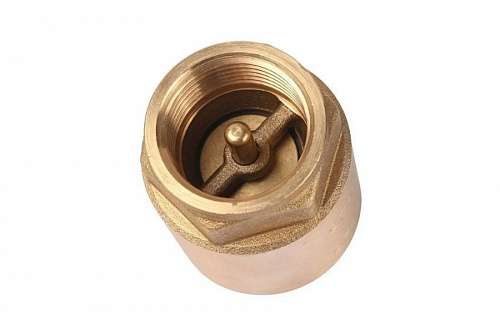 Клапан обратный пружинный муфтовый с металлическим седлом STOUT 1" SVC-0011-000025, фото фото 2