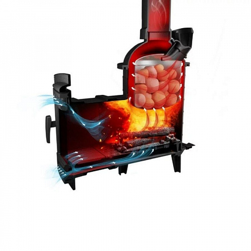 Печь для бани ПроМеталл Атмосфера M сетка нержавейка p0041, фото фото 6