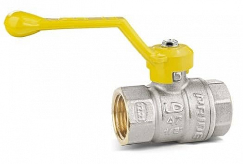 Кран шаровой газовый латунный 1 1/4" В/В LD Pride 47.32.В-В.Р GAS Ду 32 Ру 25 рычаг, фото фото 2