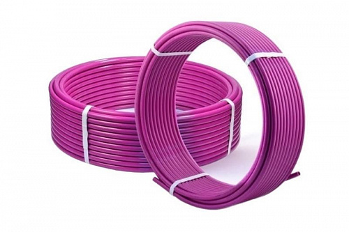 Труба PEX-b EVOH 20 х 2,0 из сшитого полиэтилена 200м фиолетовая, фото фото 2