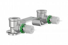 пресс-угольник установочный 20х1/2"м двойной comap