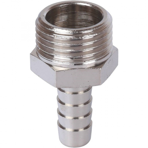 Штуцер Stout никелированный 1/2х10 НР SFT-0067-001210, фото