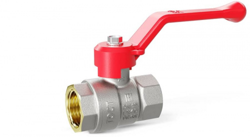 Кран шаровый латунный LD Pride 1/2 В/В  рычаг, фото