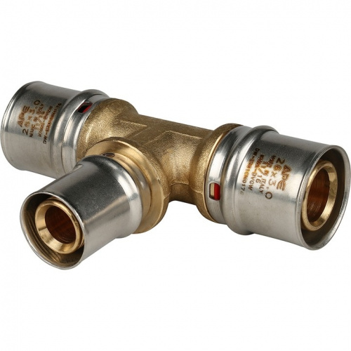 Пресс тройник редукционный Stout 26х20х26 для м/п труб SFP-0005-262026, фото