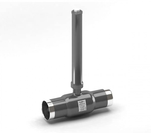 Кран шаровый LD приварной КШЦП ст. 20 Ду40 Ру4,0 полнопроходной с удлиненным штоком от 2500 до 3000, фото