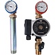 Насосная группа Stout с прямым контуром 3/4" с насосом Grundfos UPSO 15-65 130 в теплоизоляции