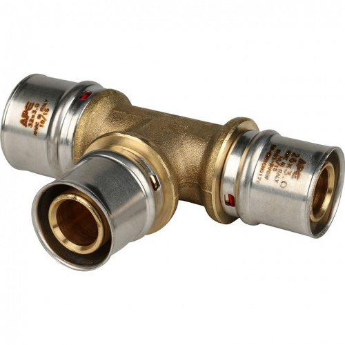 Пресс тройник редукционный Stout 32х26х26 для м/п труб SFP-0005-322626, фото