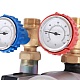 Насосная группа Stout с 3-ходовым приводным смесителем 3/4" с насосом Grundfos UPSO 15-65 130