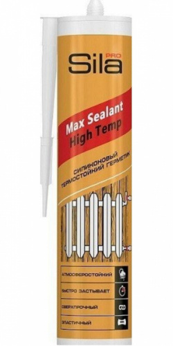 Герметик термостойкий Sila PRO Max Sealant, High Temp, красный, 280 мл, фото