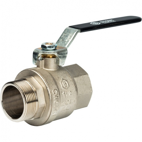 Кран шаровый полн. прох. 1 1/2" В/Н ручка, STOUT, фото