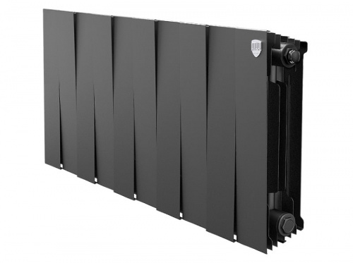 Радиатор биметаллический Royal Thermo PianoForte 300 Noir Sable 10 секций, фото