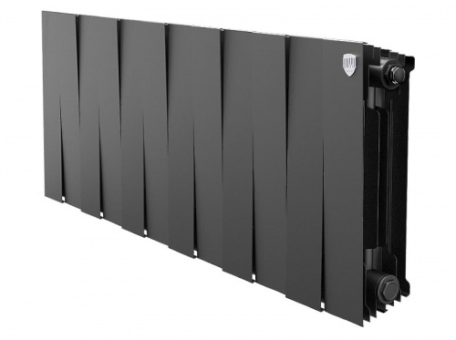 Радиатор биметаллический Royal Thermo PianoForte 300 Noir Sable 12 секций, фото