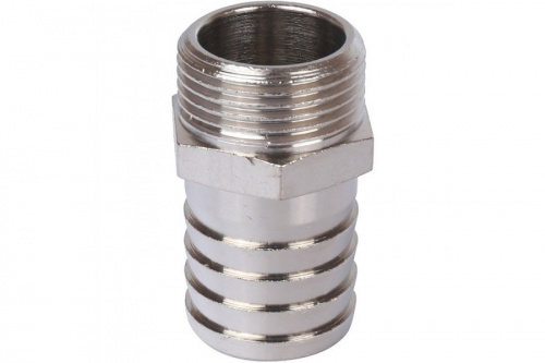 Штуцер Stout никелированный 3/8х10 НР SFT-0067-003810, фото